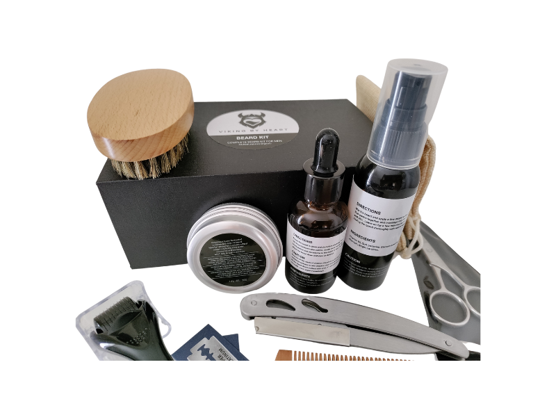 Viking By Heart Beard Kit (All-Natural Sandalwood Scent)